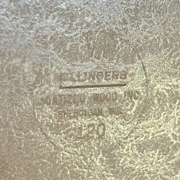 Vintage Fillinger’s Pressed Agatized Wood Salad Bowl 11.5” Sheboygan Wisconsin - Picture 3 of 12